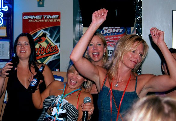 Karaoke is a group activity!